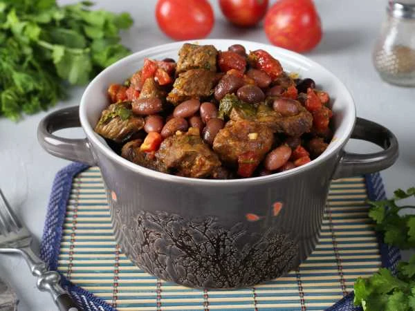 Лобио из фасоли с мясом (классический рецепт)😍