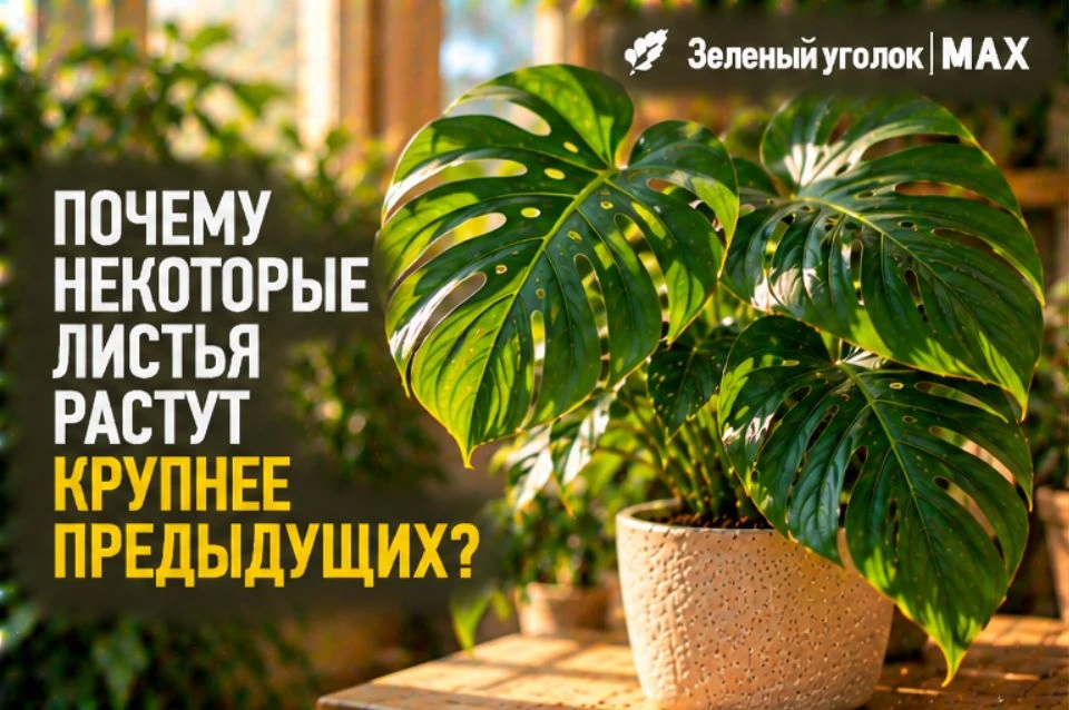 🍃 ПОЧЕМУ НЕКОТОРЫЕ ЛИСТЬЯ РАСТУТ КРУПНЕЕ ПРЕДЫДУЩИХ?