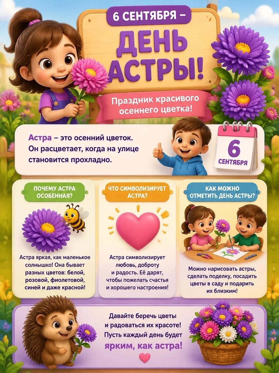 🌟 Знаете ли вы, что астры — это упавшие на землю звезды?