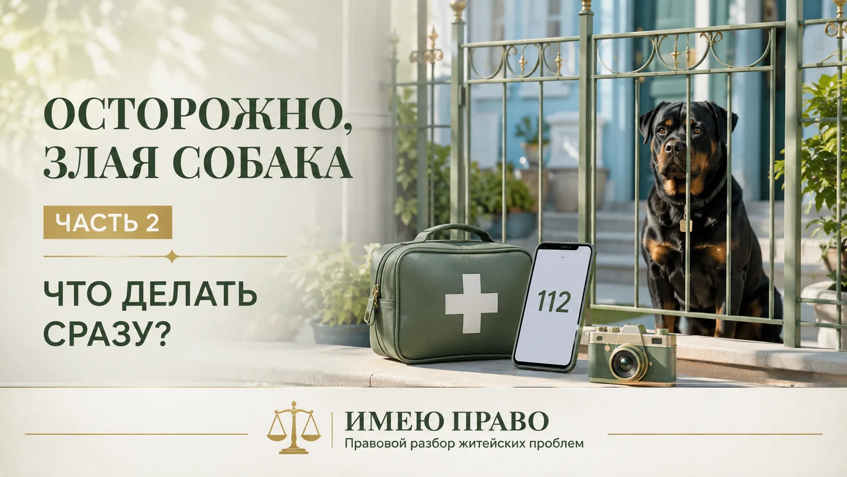 ⚖️ ОСТОРОЖНО, ЗЛАЯ СОБАКА