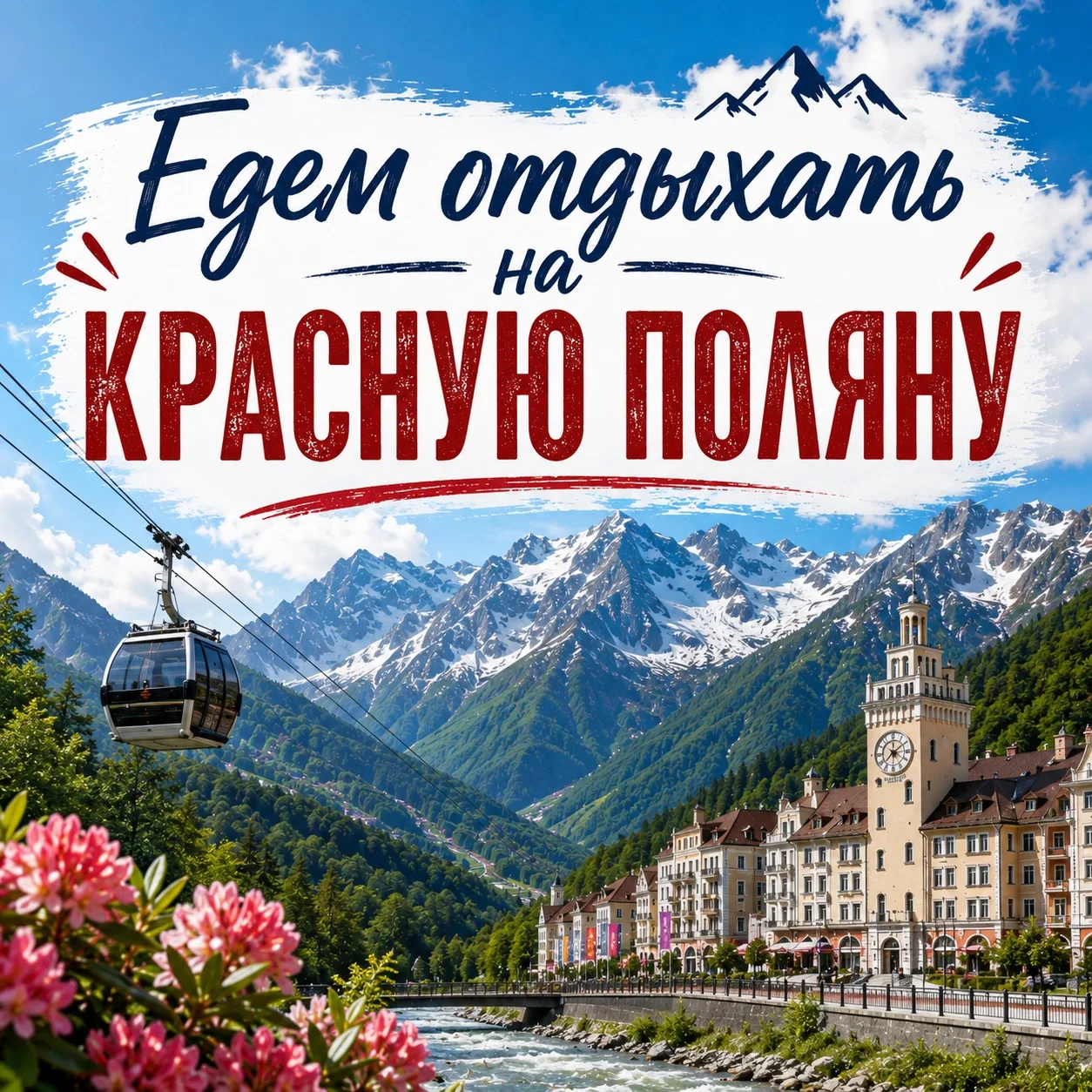 🏔️ Красная Поляна летом — горы, свежий воздух и отдых, который перезагружает лучше люб...