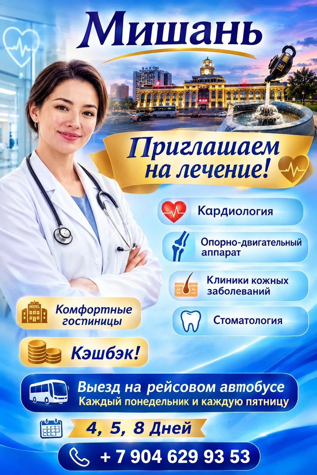 🌿 Лечение в Мишане — здоровье с комфортом! 🌿Хотите пройти качественное обследование, ...