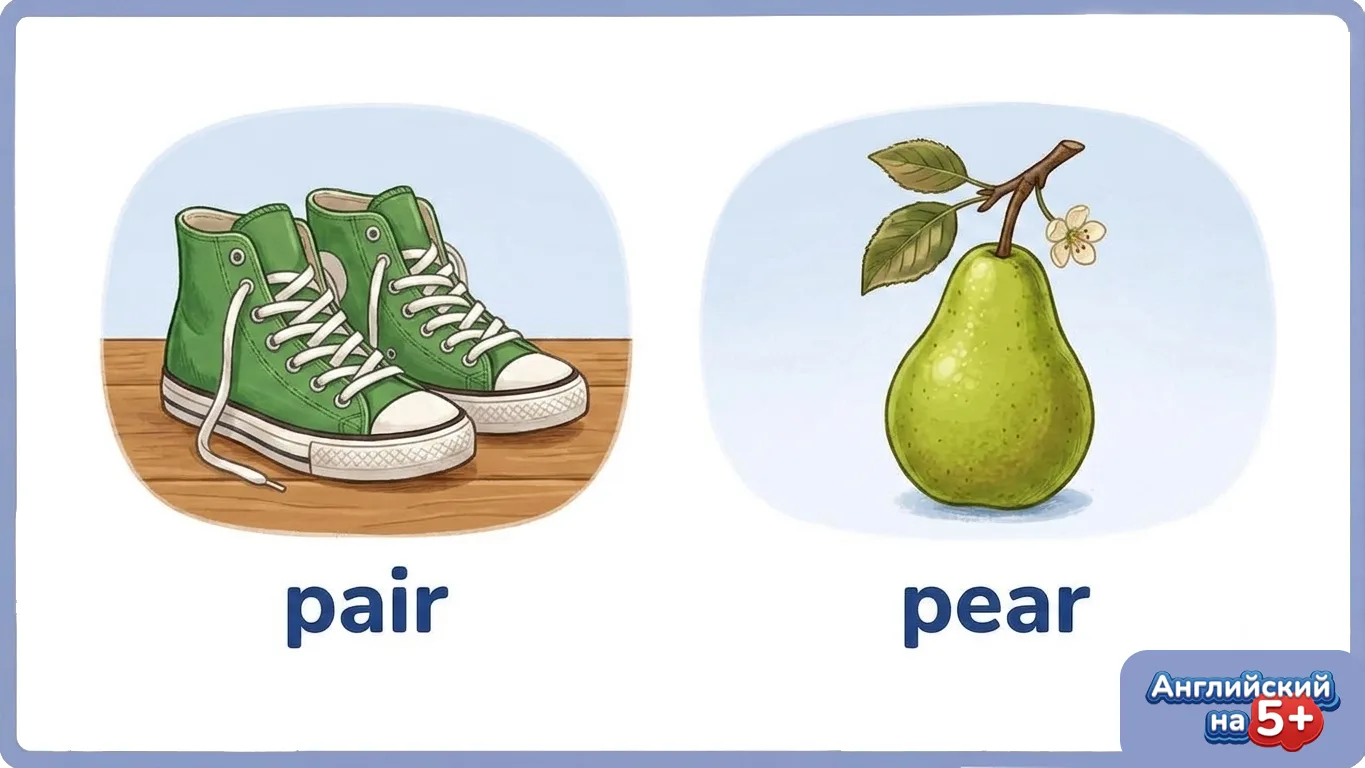 🍐 PAIR ИЛИ PEAR?