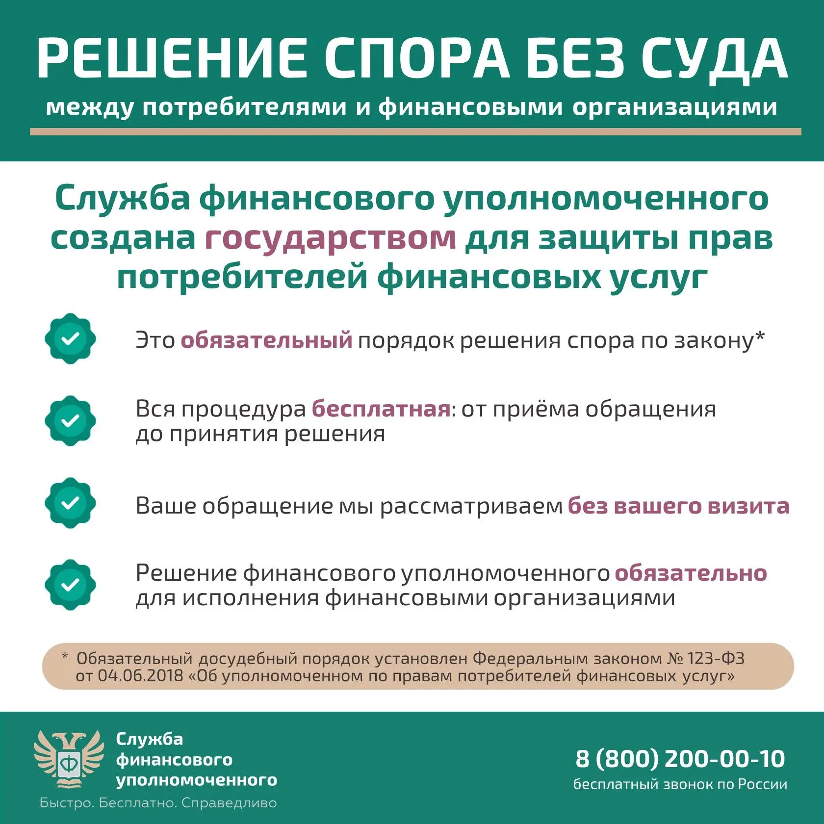 Рассказываем, кто вам поможет бесплатно решить спор с финансовой организацией без суда. Для решения 