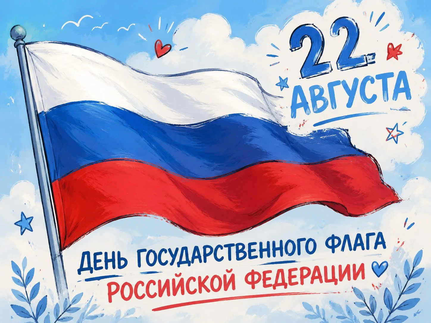 🇷🇺 С Днём Государственного флага России!
