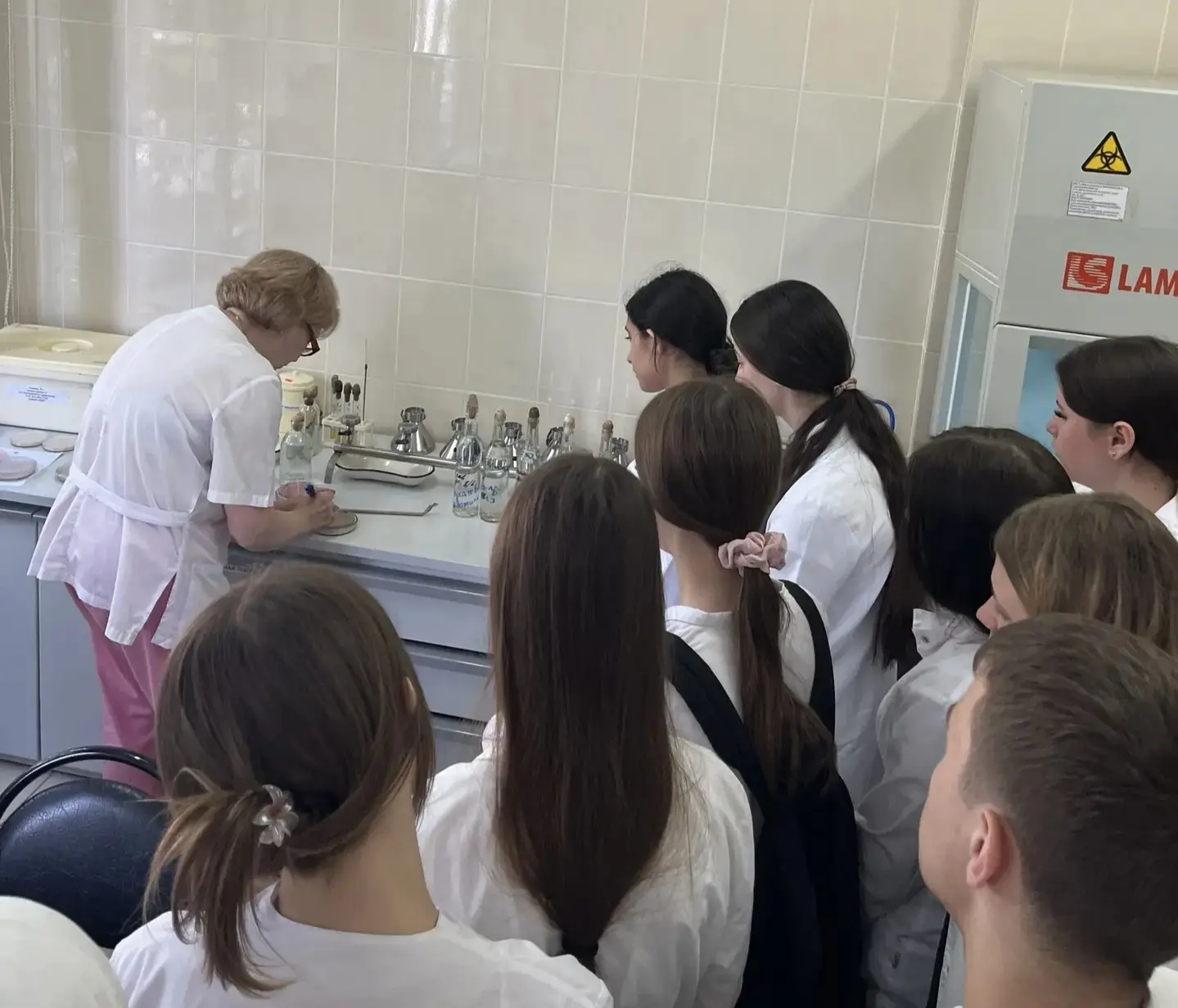 В рамках профориентационной работы студенты 611 группы специальности «Медико-профилактическое дело» 