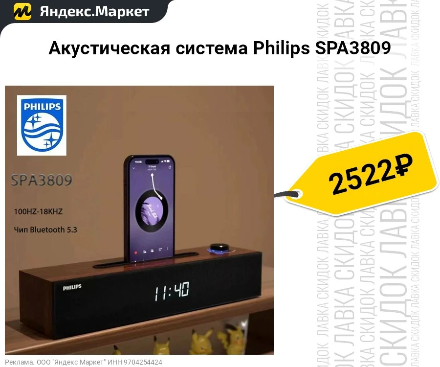 Акустическая система Philips SPA3809