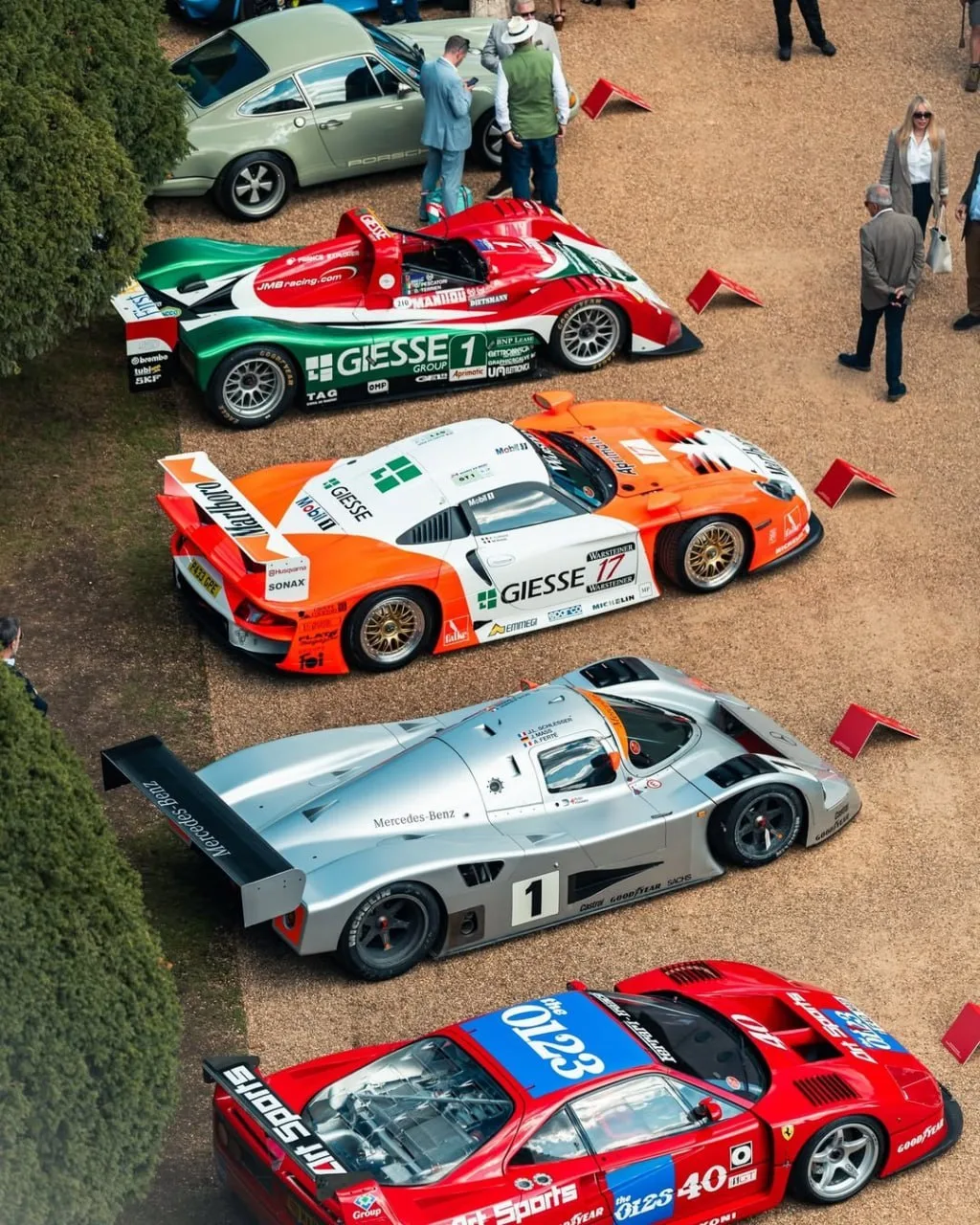 Легенды на выставке "Concours of Elegance".