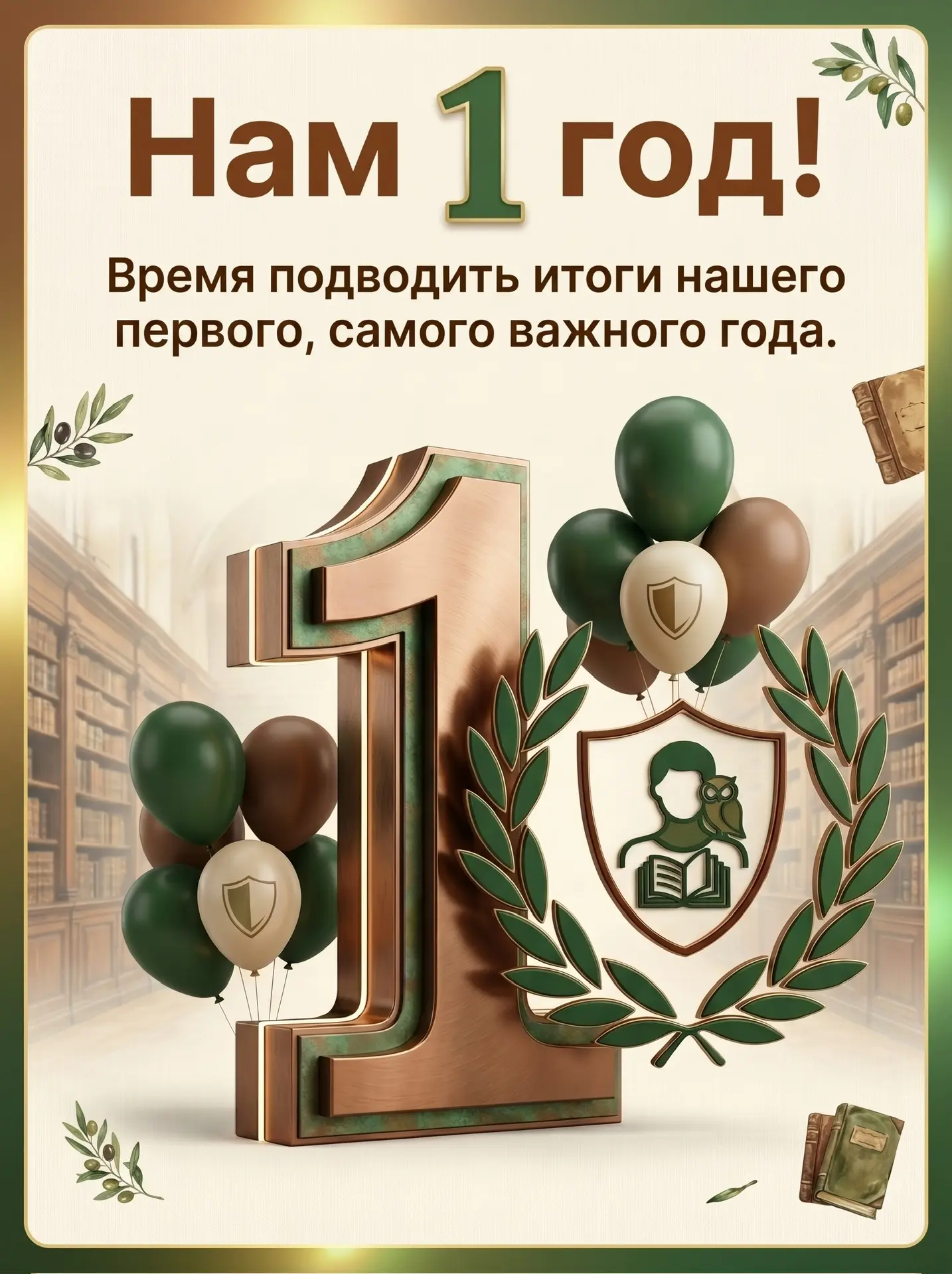 Нам 1 год! 🎉 Время подвести итоги нашего первого, самого важного года.