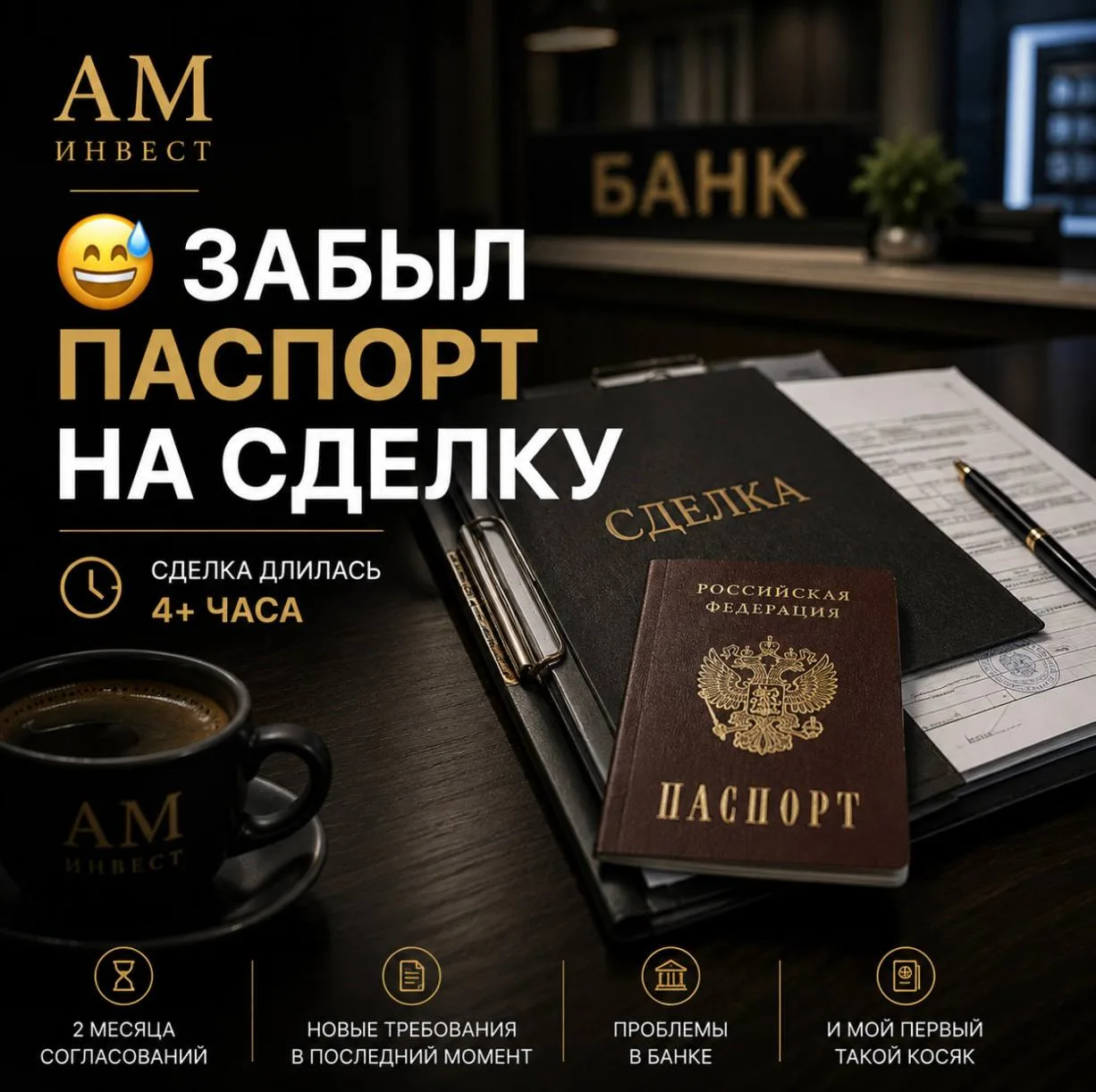 😅Бывают сделки, которые запоминаются надолго

Вчера была именно такая.
Сделка длилась более 4 часов