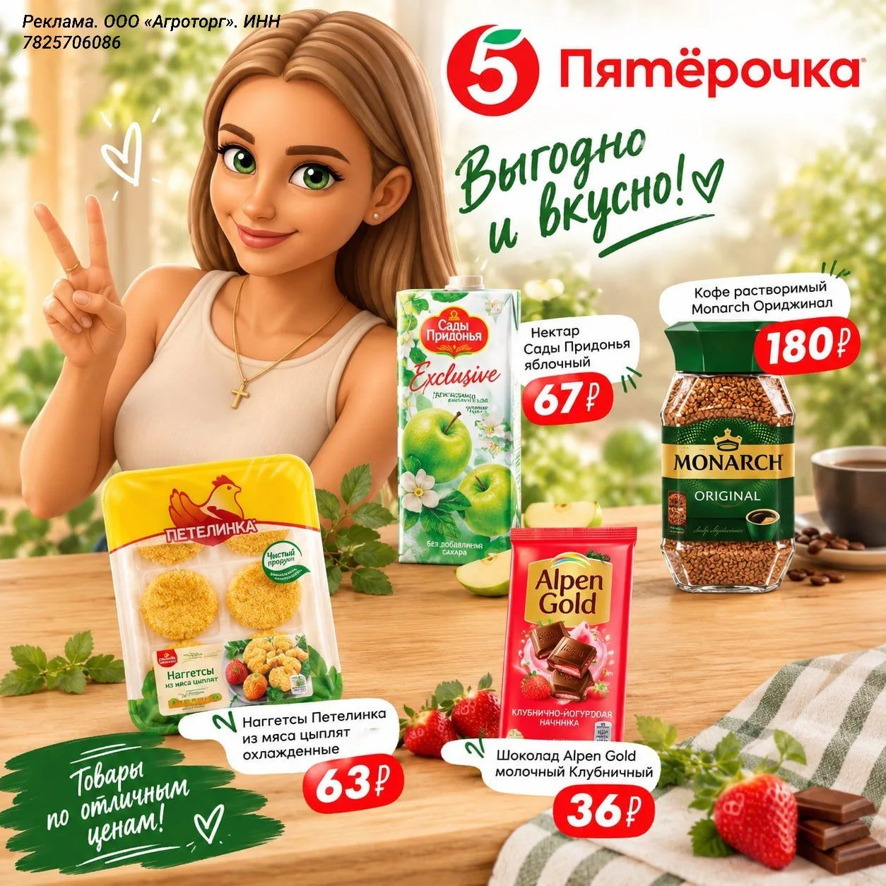 Скидка 55% на доставку из Пятёрочки!