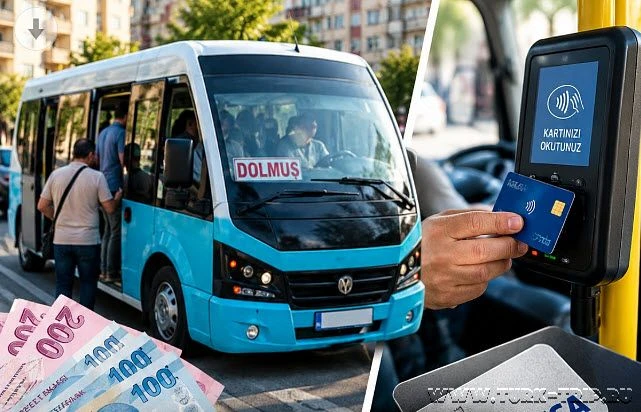 Теперь проезд в долмушах Стамбула можно будет оплатить картой банка. Но не в каждом рай...