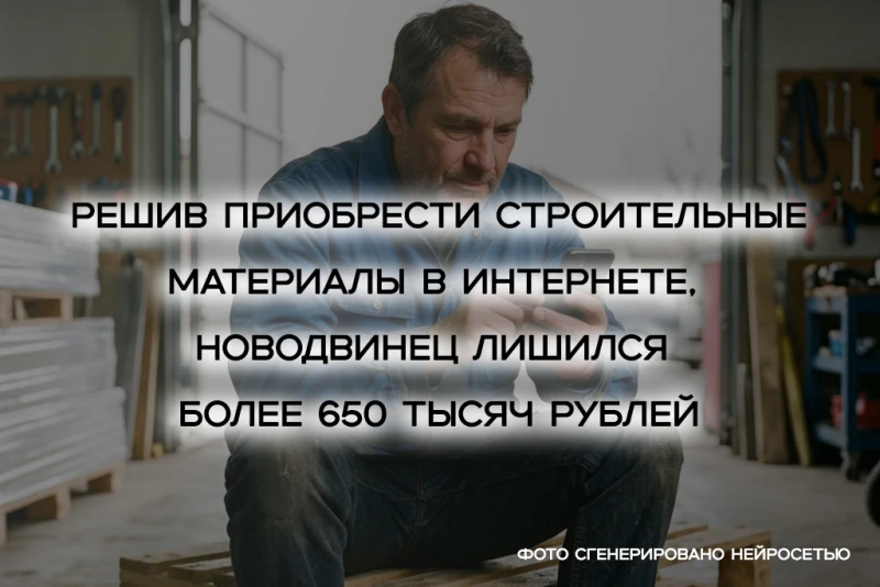 📝 В МО МВД России «Новодвинский» с заявлением о мошенничестве обратился 40-летний мест...