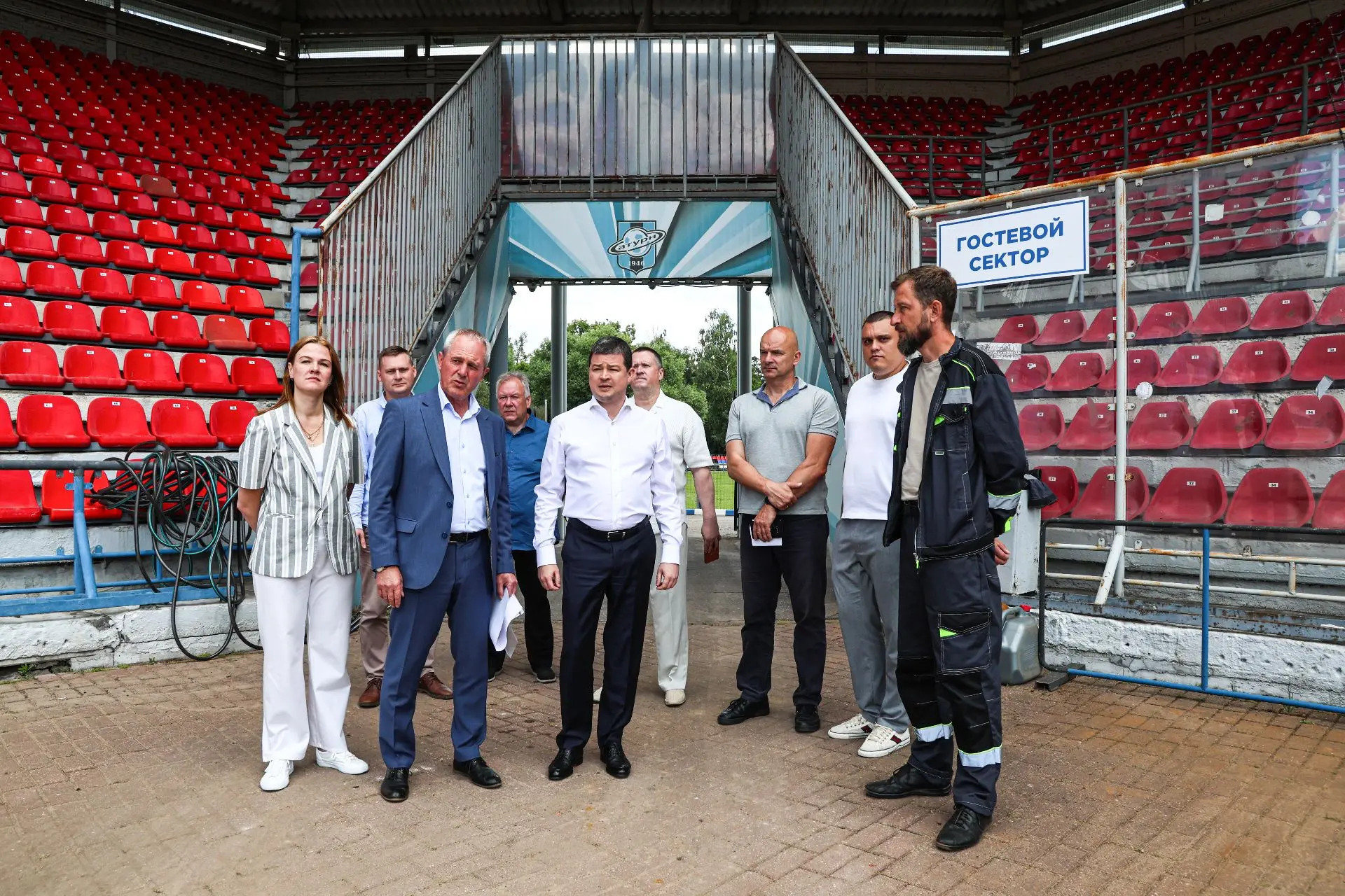 Большая реконструкция: проверил ход работ на стадионе «Сатурн» 🏟️⚽️