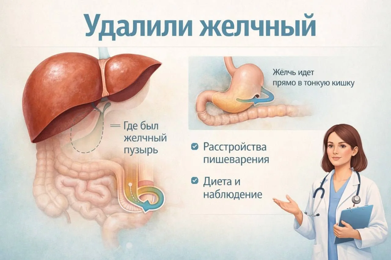 Удалили желчный.

И сказали:👉 «живи как раньше»

Но по факту: вздутие, тяжесть после еды, нестабиль