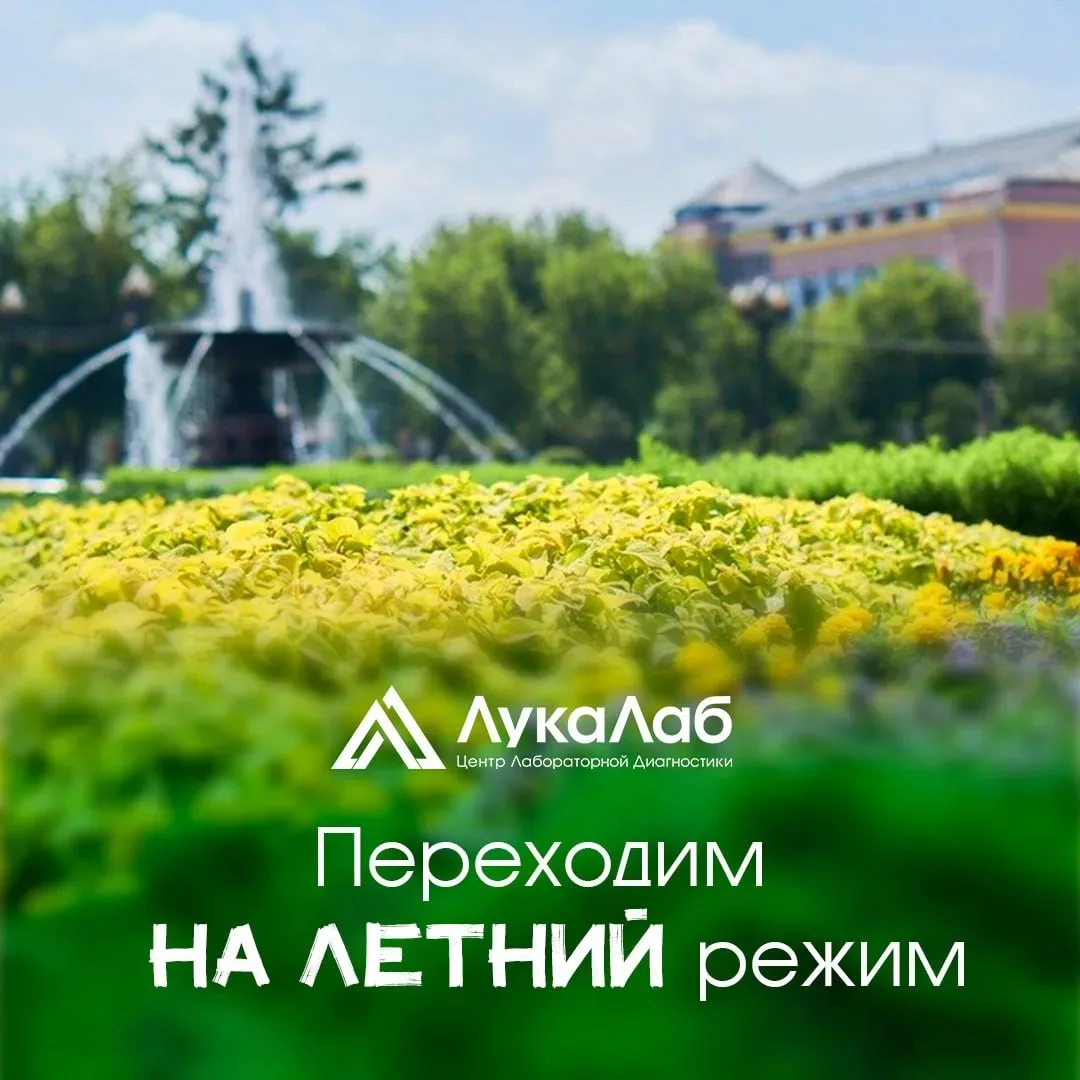 Режим работы МО ЛукаЛаб с 15 мая по 16 августа 2026 г