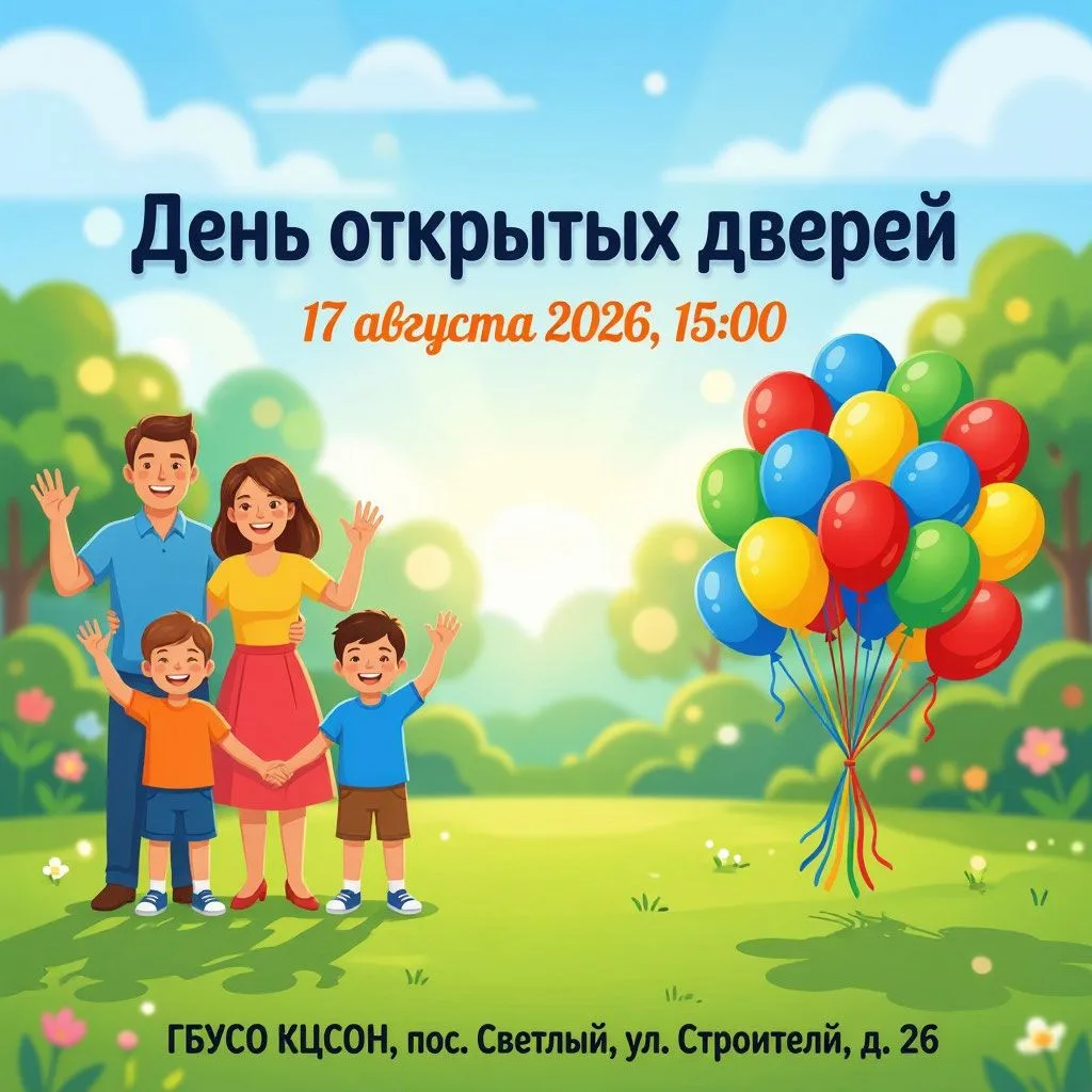Приглашаем на День открытых дверей в ГБУСО «КЦСОН» в Светлинском районе!