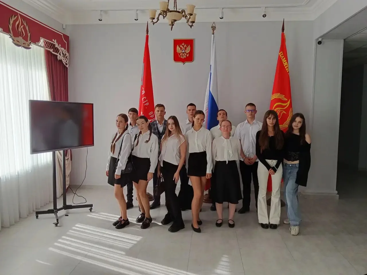 ⚡️Сегодня состоялась стажировка для старшего командного состава учащихся МОУ СШ № 55 "Д...