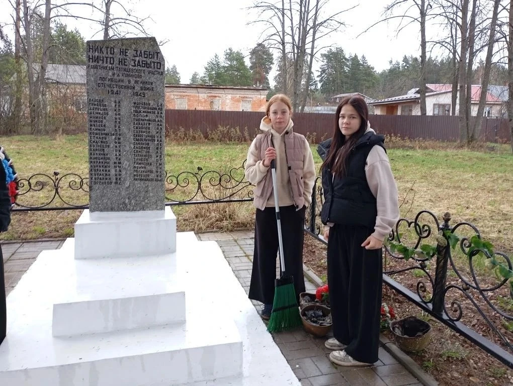 В преддверии празднования 81-й годовщины Великой Победы, 18 апреля проходили субботники по уборке те