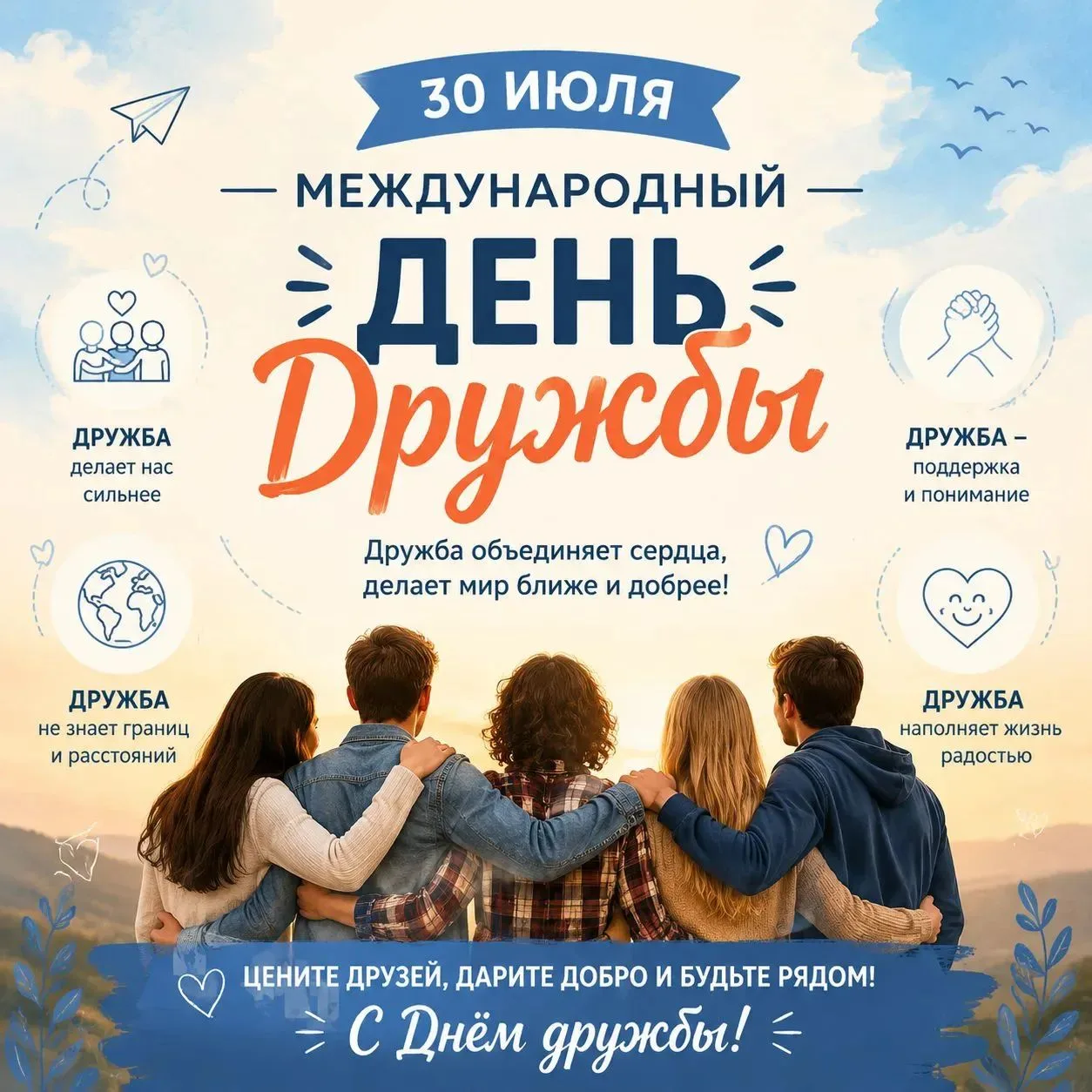 🤝 Сегодня Международный день дружбы. И это отличный повод поговорить с детьми о том, ч...