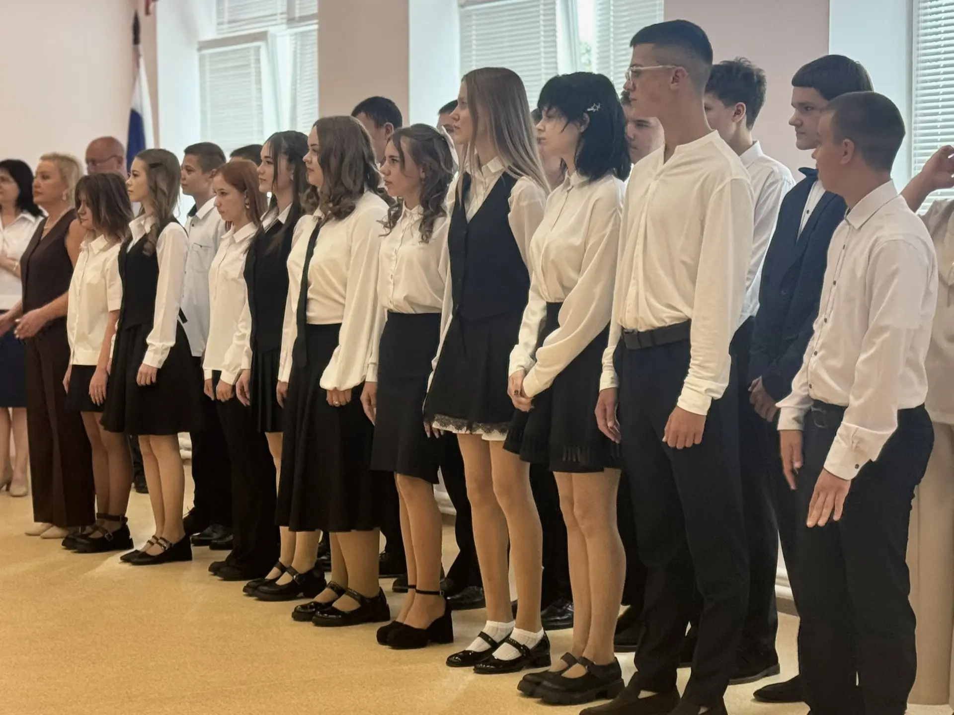 🍁🔔 В Кривецкой средней школе прозвенел первый звонок нового учебного года