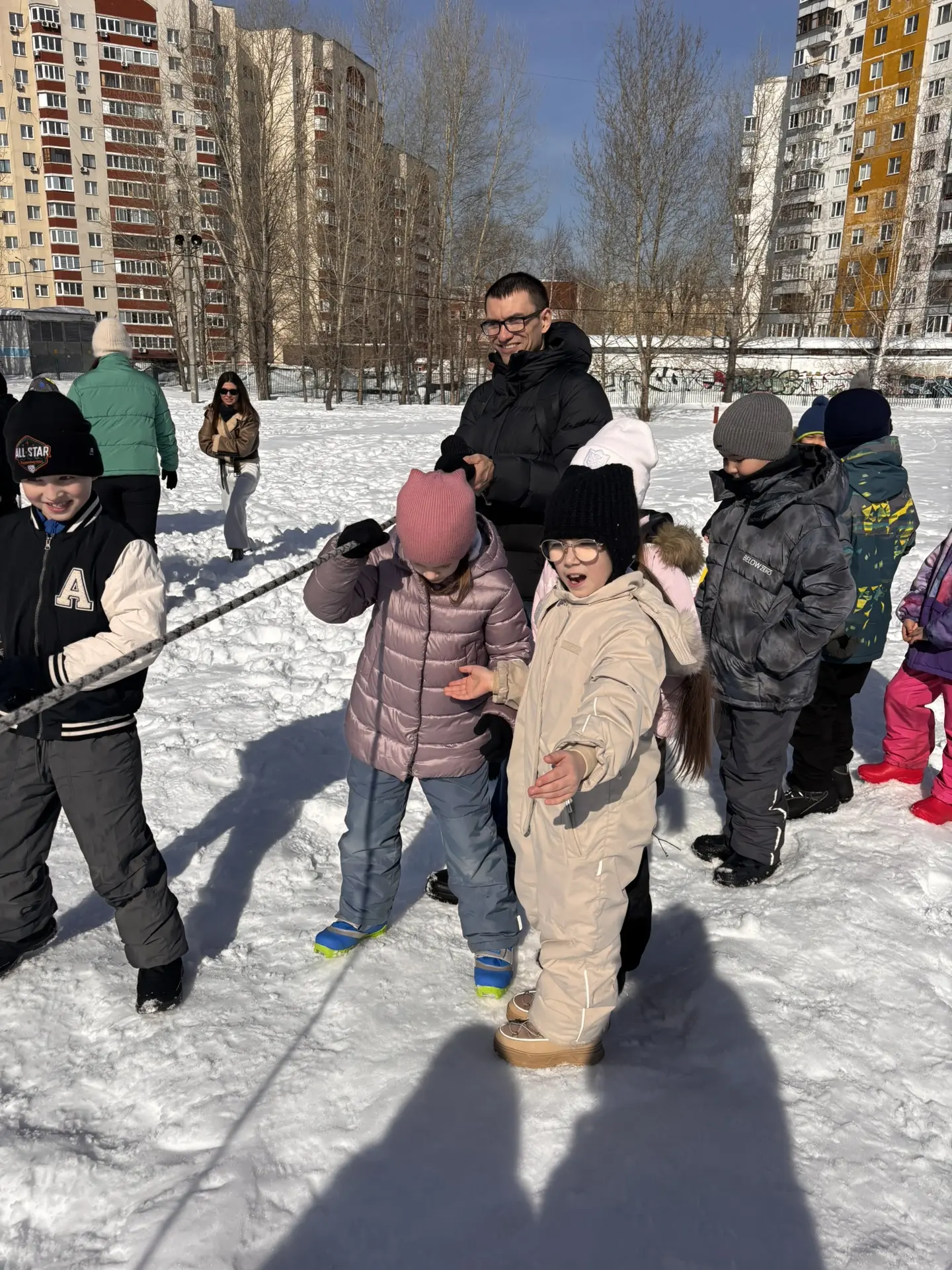 Семейный праздник спорта и единства: «Орлята России» встретили 2026 год на свежем воздухе! 🇷🇺  В соо