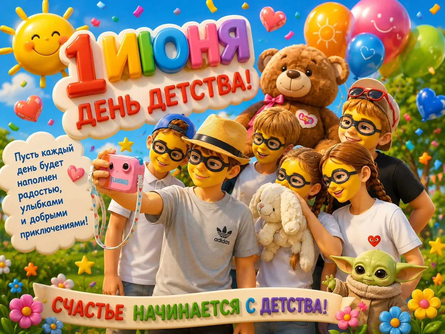 🎈 1 июня — Международный день защиты детей! 🎈