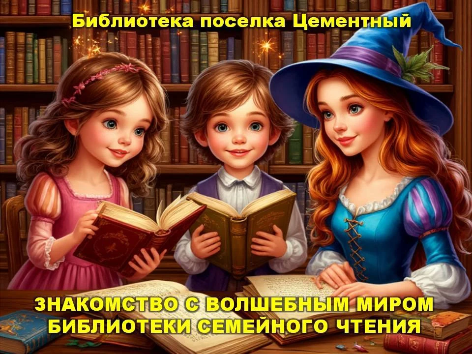 ЗНАКОМСТВО С ВОЛШЕБНЫМ МИРОМ БИБЛИОТЕКИ СЕМЕЙНОГО ЧТЕНИЯ