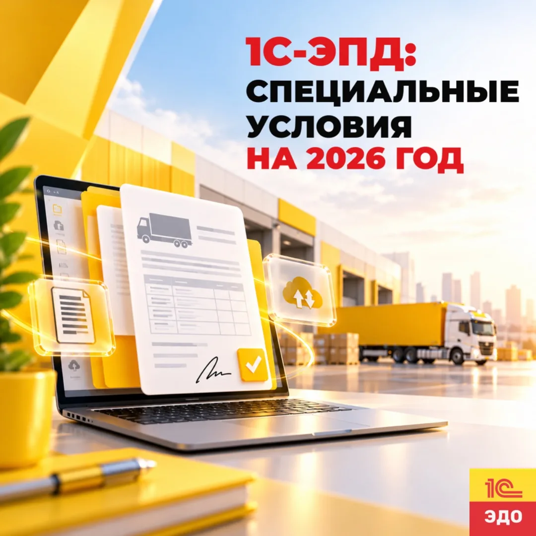 🚛 1С-ЭПД: специальные условия на 2026 год
