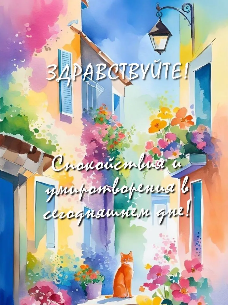 Желаю гармонии и тепла! 🌷