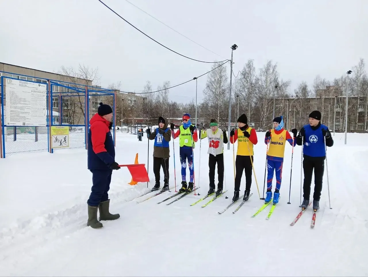 ⛷️25 февраля 2026 г. на стадионе МАОУ  «Лицей 3 имени В.А. Штэфана» состоялся районный этап лыжной э