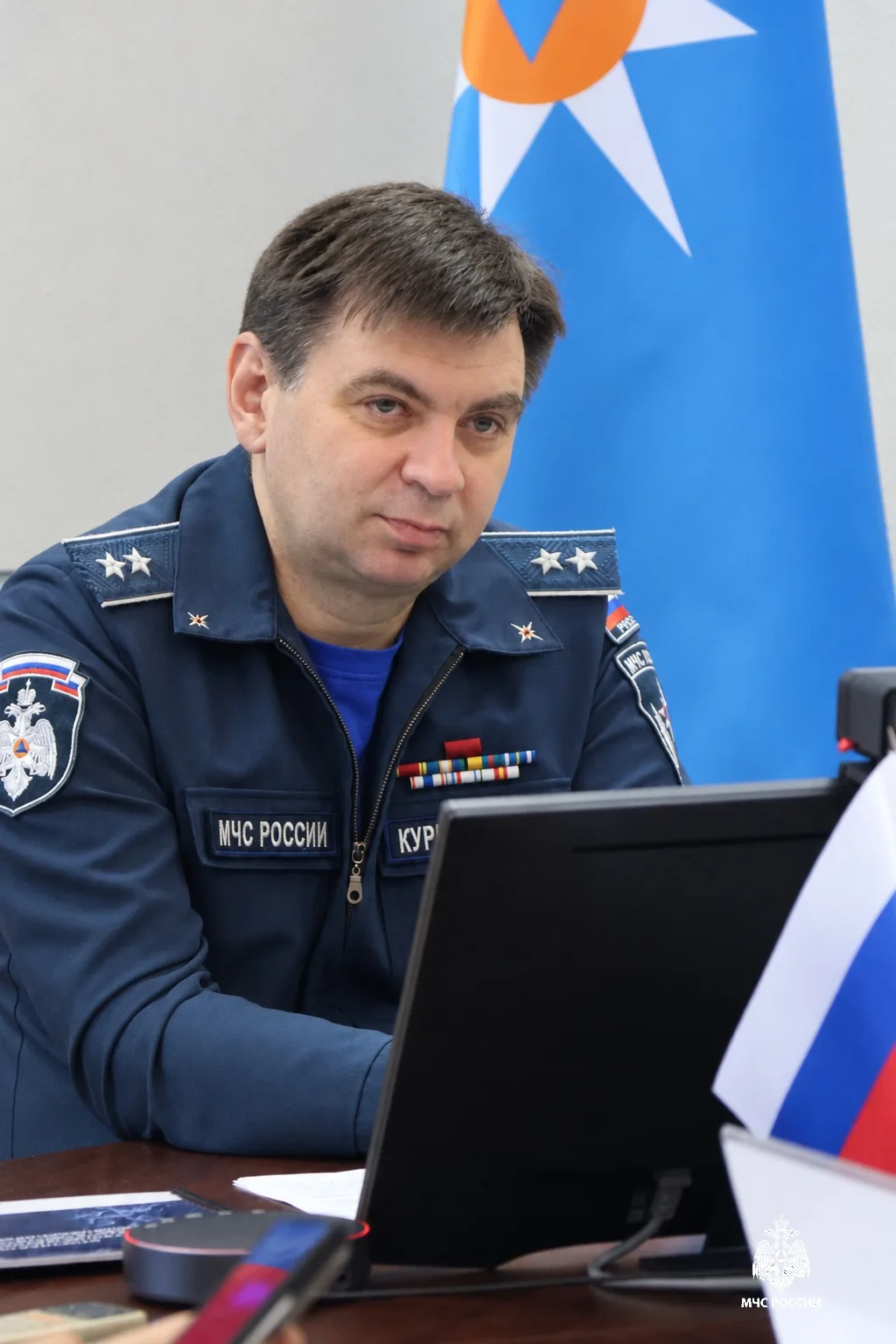 Во ВНИИПО МЧС России состоялся ряд рабочих совещаний под председательством Романа Курынина