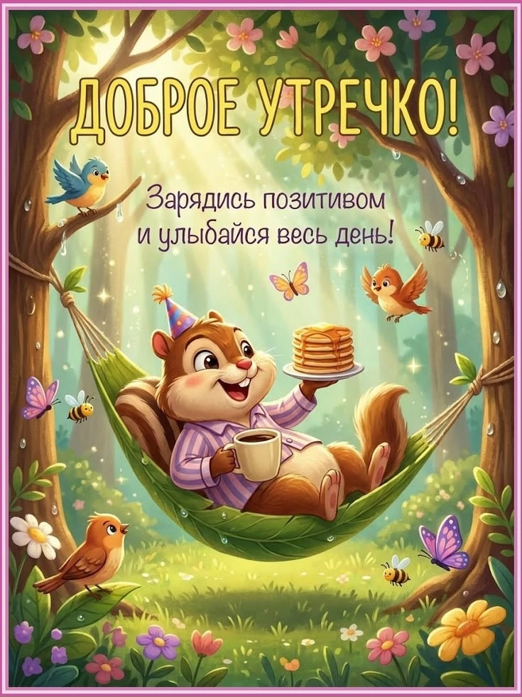 Доброе утро! Солнечного настроения! ☀️

Лови💙хорошее настроение