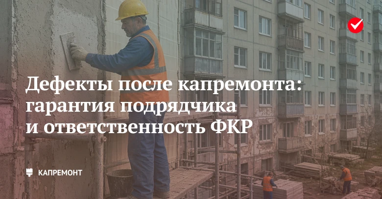 📢 Узнайте, кто отвечает за дефекты после капремонта МКД и в сколько действует гарантия...