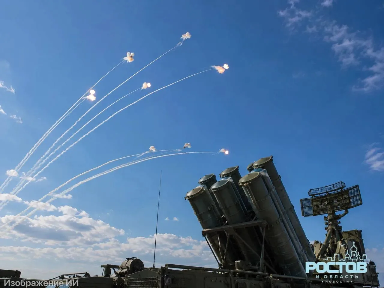 Сегодня утором ПВО сбили около 10 ракет Фламинго.