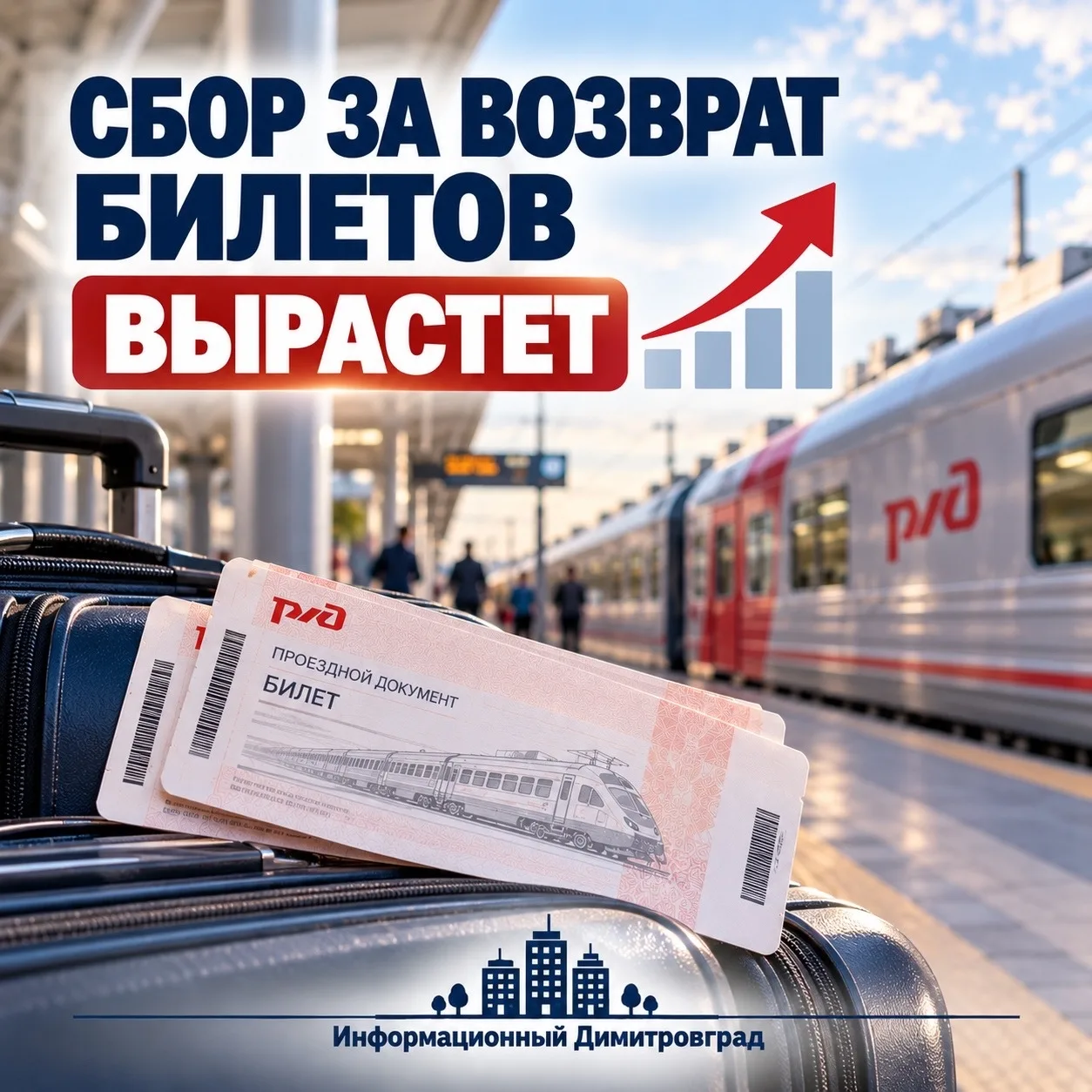 Сбор за возврат билета на поезда дальнего следования с 1 декабря составит от 1% до 10% ...