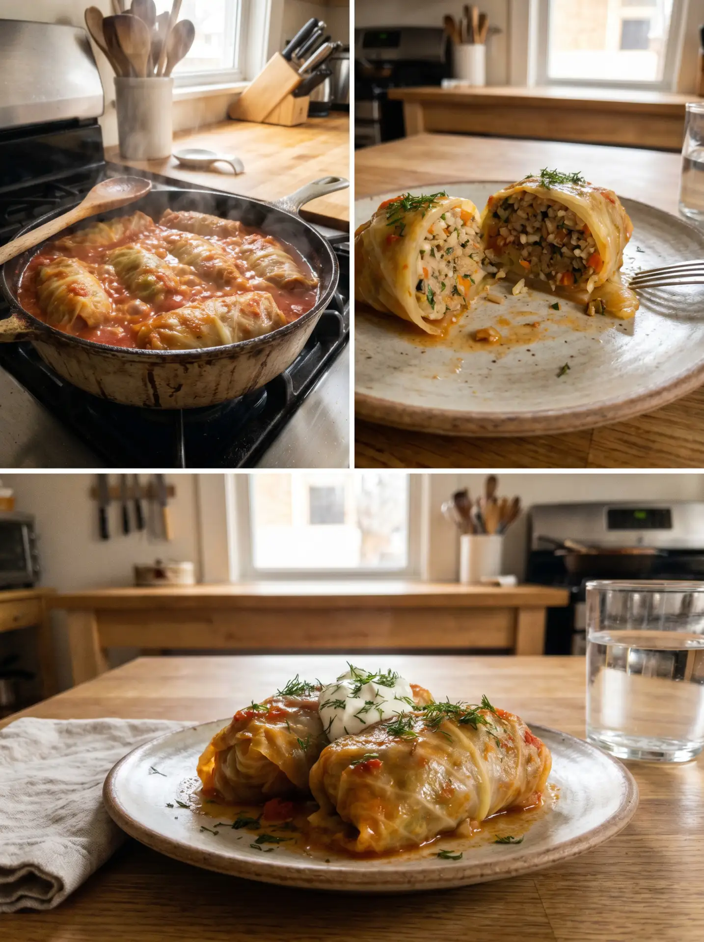 Муж попросил голубцы, а мяса не было — решила сделать с рисом и овощами. Теперь только такие и прошу