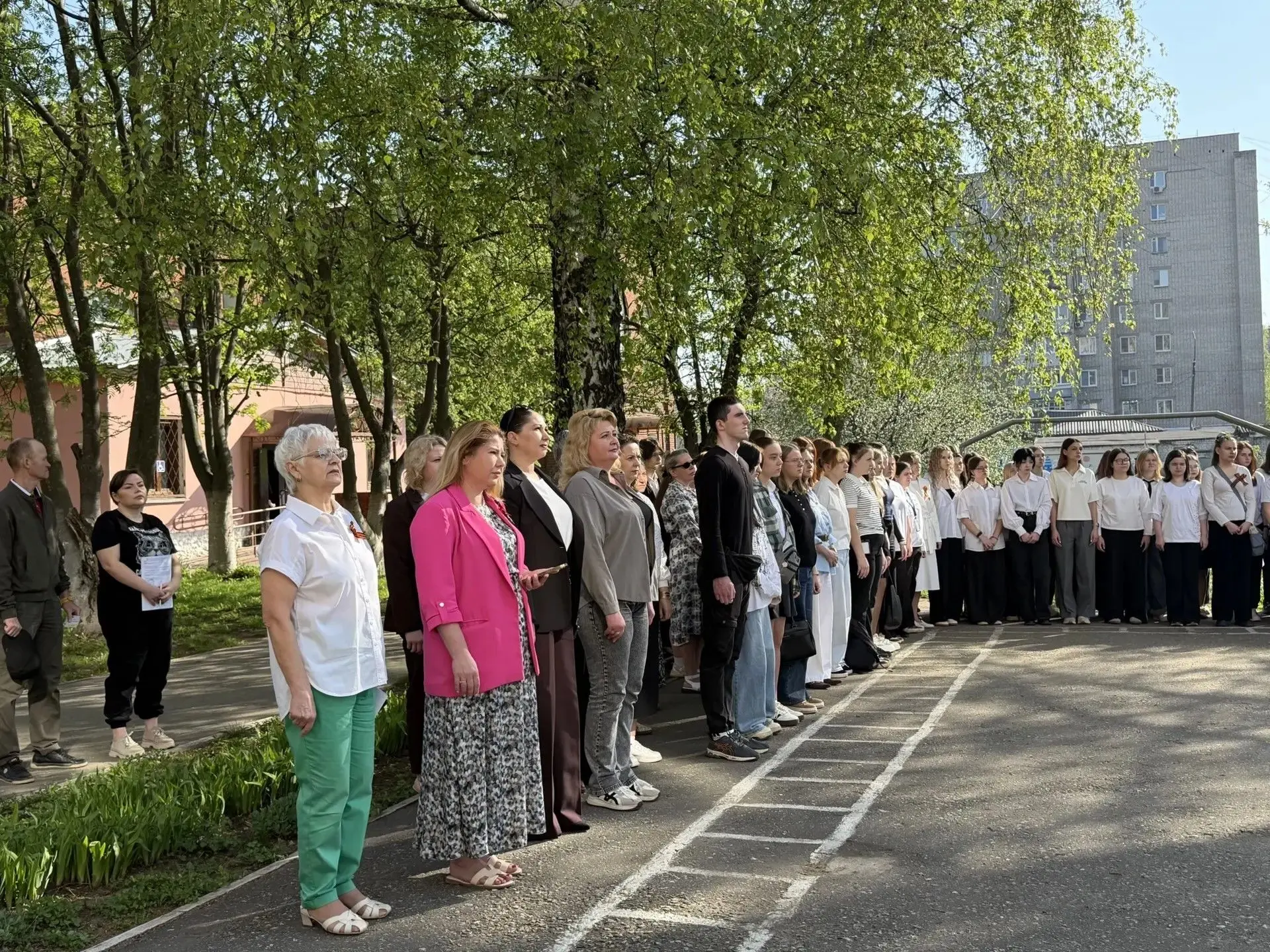 💫8 мая на площадке МГПИ прошла торжественная линейка, посвящённая 81-й годовщине Побед...