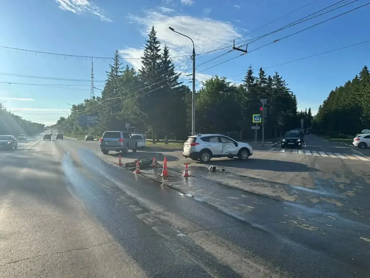 Прокуратура города Омска взяла на контроль установление обстоятельств ДТП с участием мотоциклиста 

