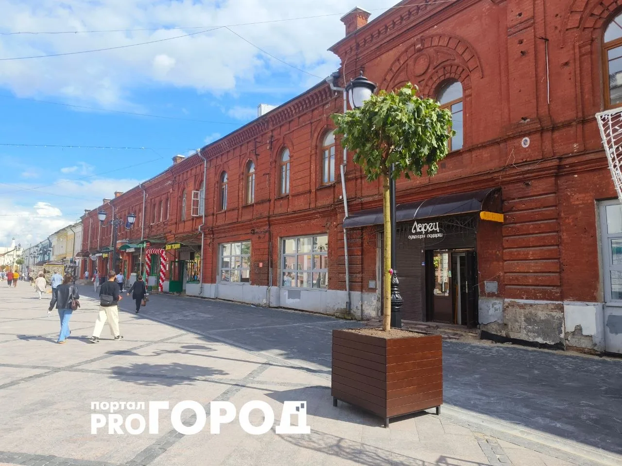 На Депутатской появились долгожданные деревья и необычные огромные маски