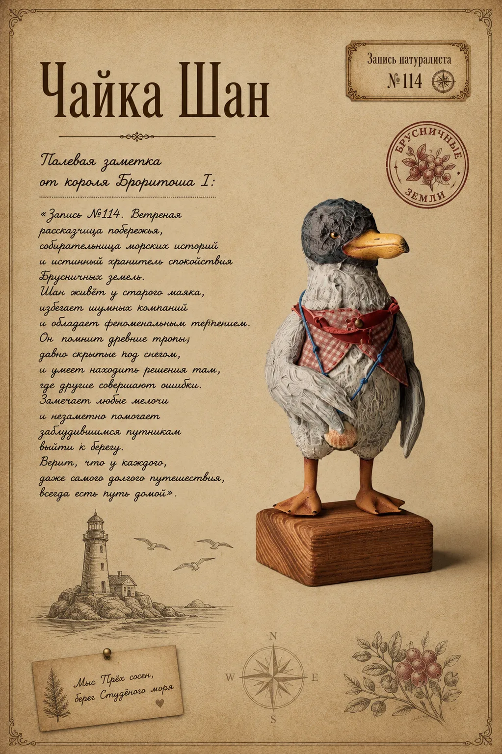 📖 Продолжение Каталога диковинных существ из путевого альманаха Его Величества Брорито...
