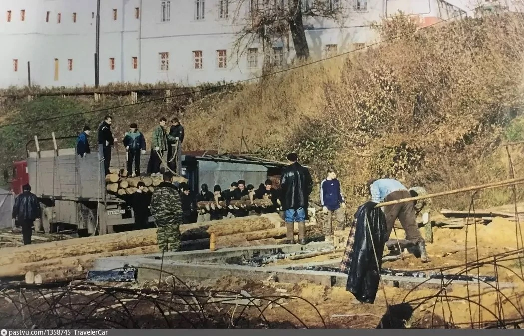 Николо-Перервинский монастырь. Закладка бани.