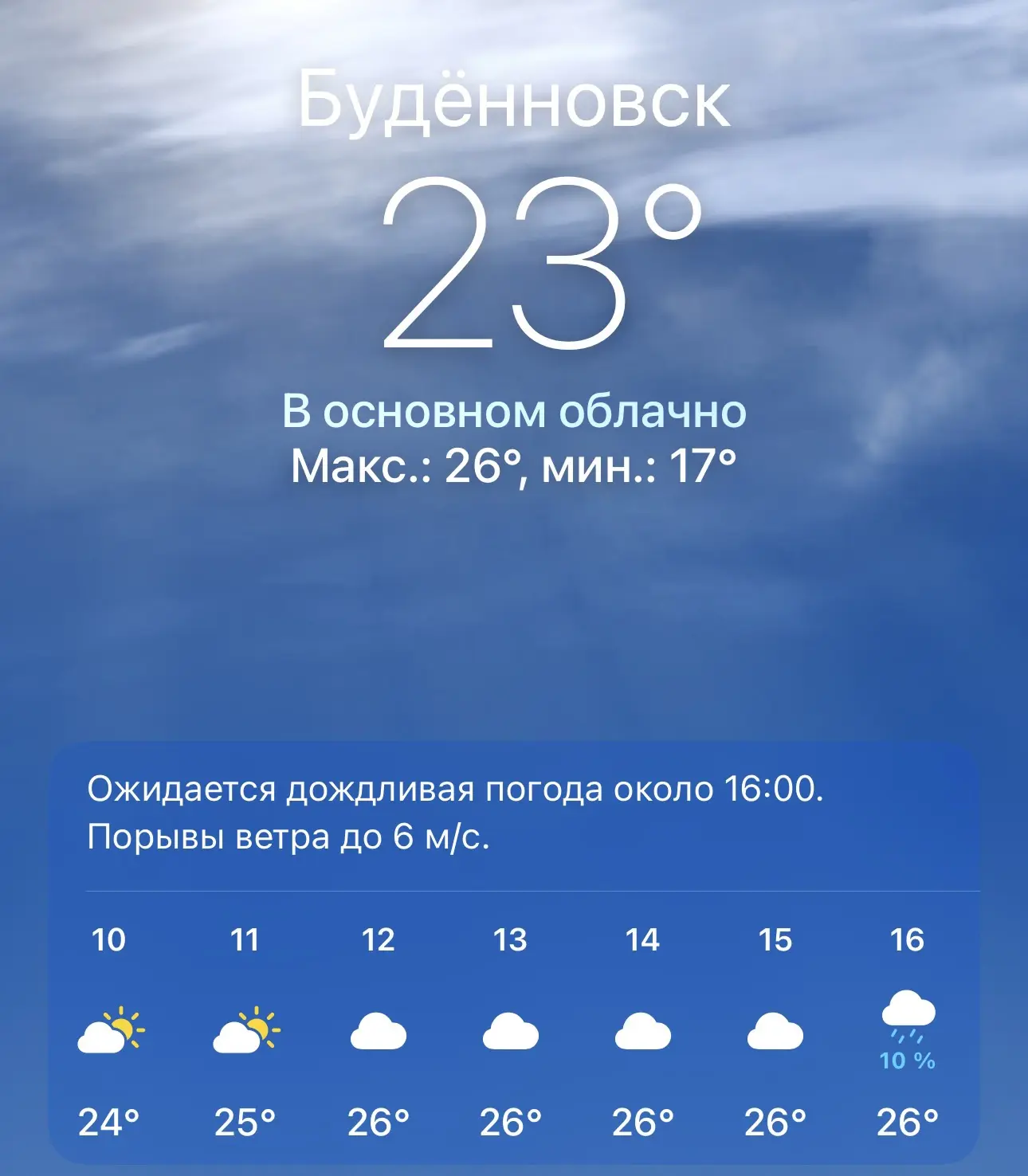 Погода 14 июня