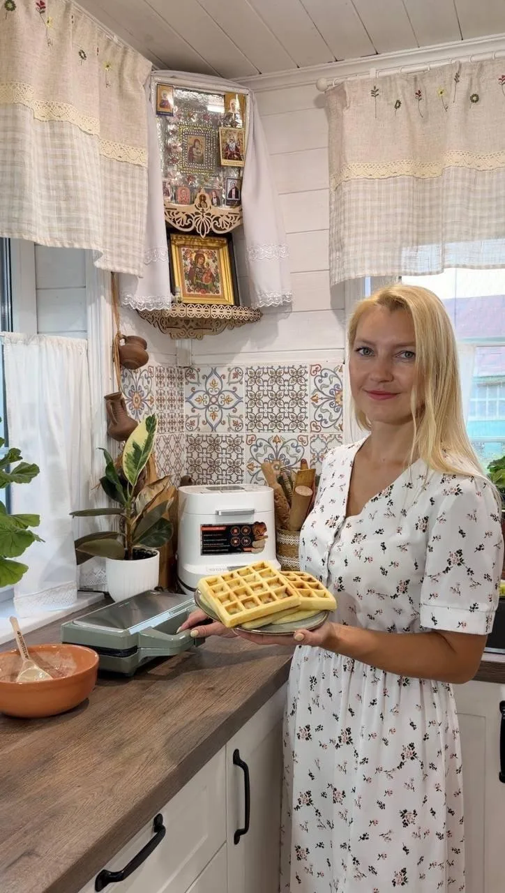 Сегодня готовлю вафельки!🧇