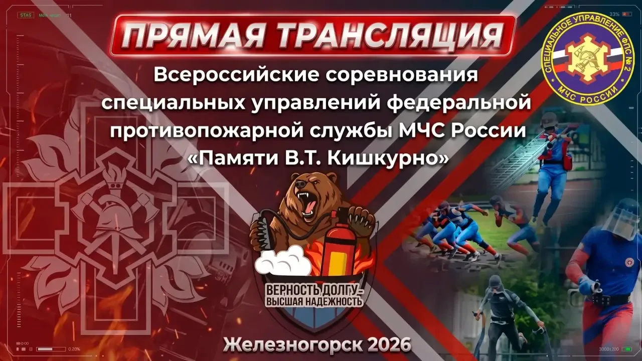 ⛑️ Всероссийские соревнования специальных управлений федеральной противопожарной службы...
