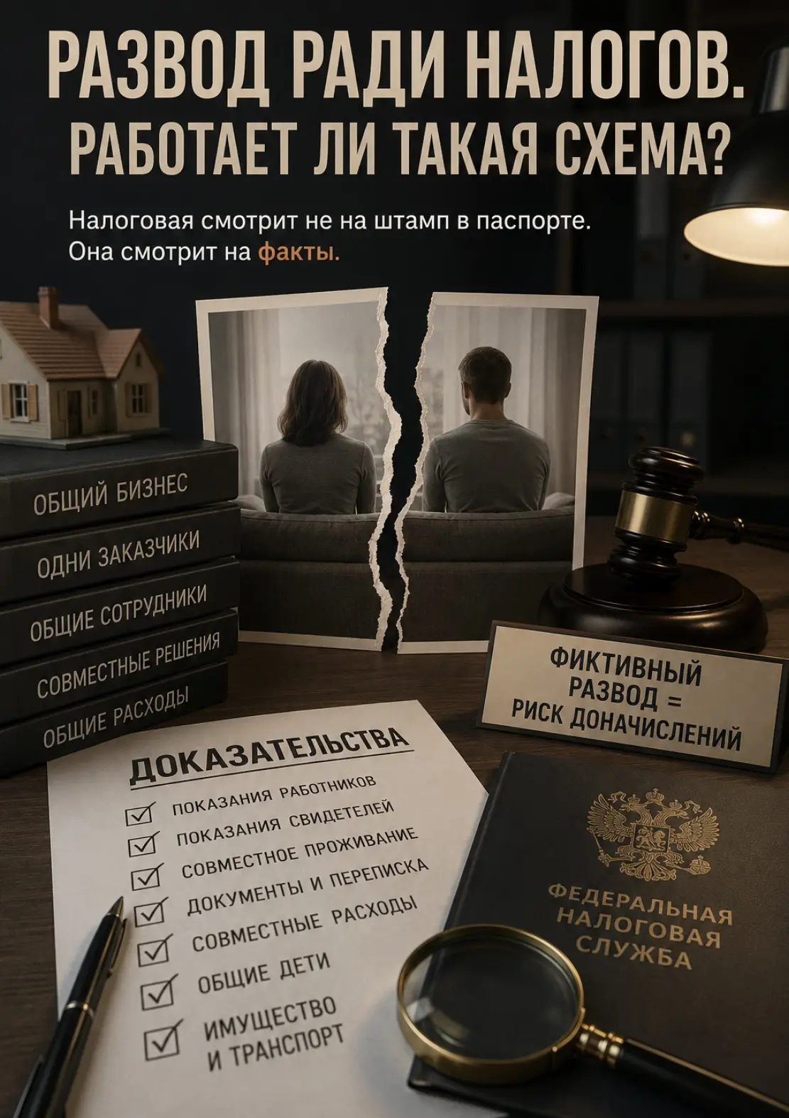 Развод ради налогов. Работает ли такая схема?
