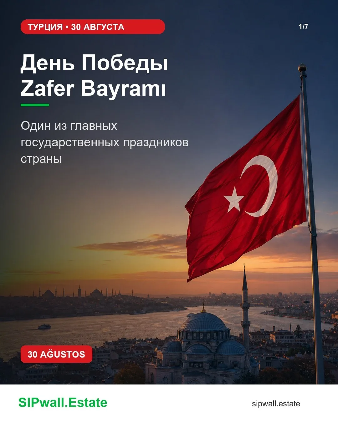 🇹🇷 30 августа — День Победы в Турции