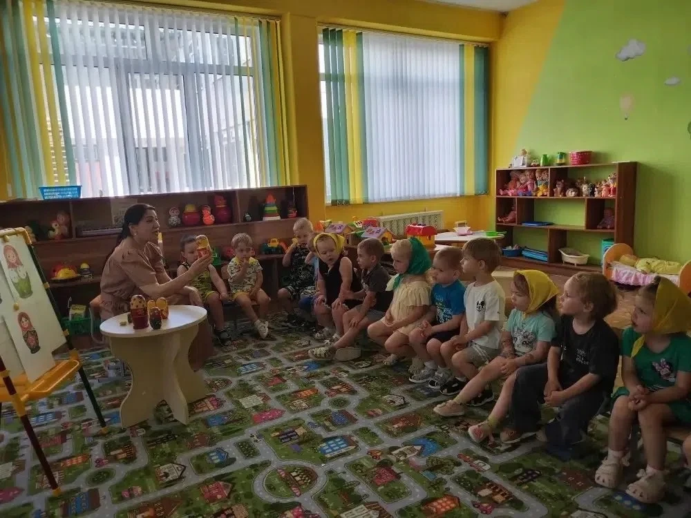 📍День русской матрёшки в ясельной группе: первые открытия наших малышей!