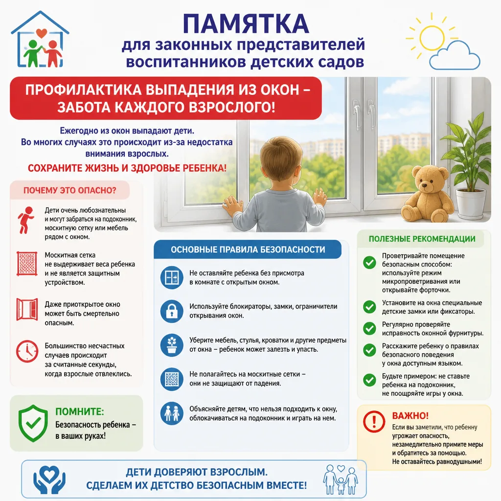 Осторожно, открытое окно!