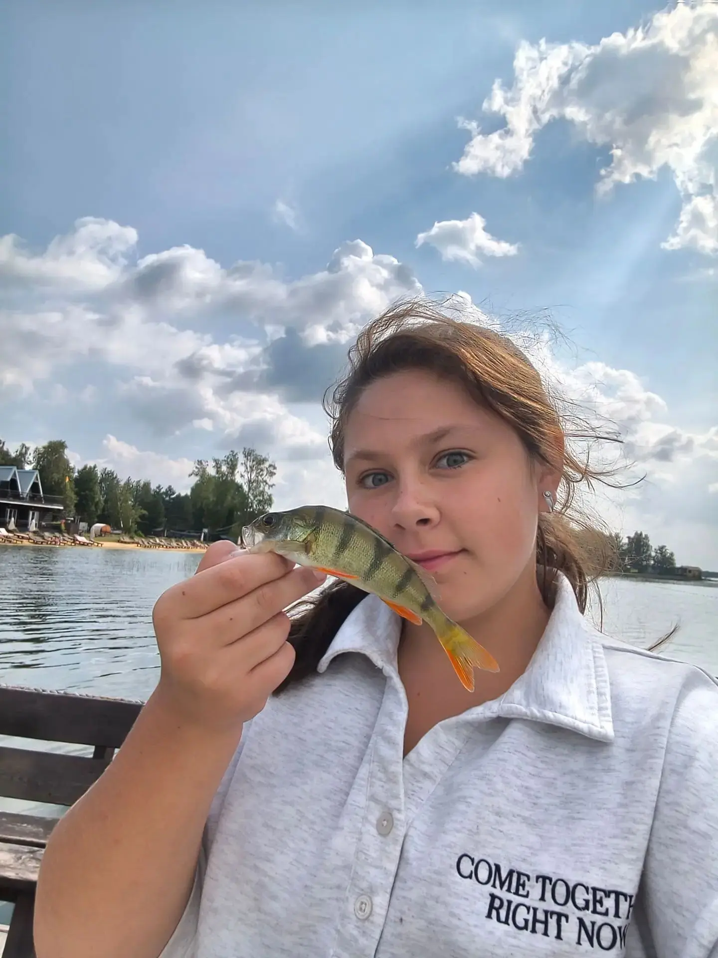 Ученица 7 «Ж» класса Александра Анастасьева недавно побывала на озере Кумкуль вместе с мамой и сестр